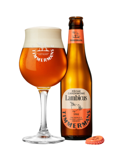 Timmermans Lambicus Pêche Cardamome