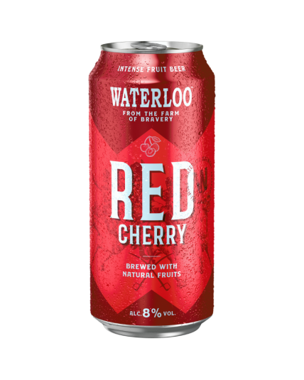 Waterloo Red Cherry blik